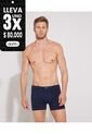 Boxer X1 Para Hombre Filete Medio Color Azul Oscuro Marca Patprimo #44000434 de Patprimo