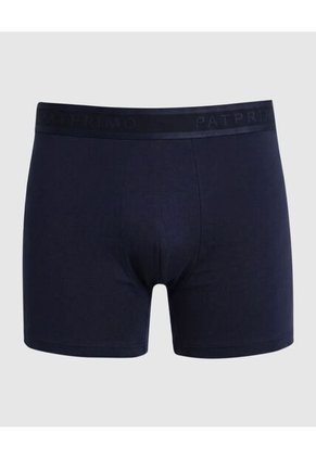 Bóxer Medio Unicolor X1 Para Hombre Azul Patprimo