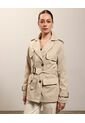 Chaqueta Para Mujer Trench Color Crema Marca Patprimo #30080567 de Patprimo