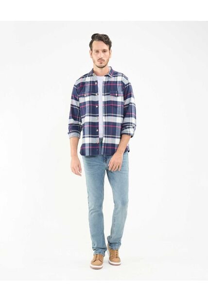Jean Para Hombre Regular Color Azul Claro Marca Patprimo #44160345