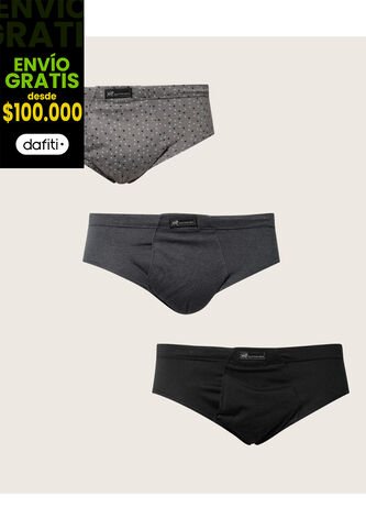 Pantalóncillo X3 Para Hombre Clasico Color Surtido Marca Patprimo #44000427 Patprimo