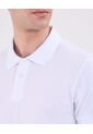 Polo Tejida Básica  Para Hombre Blanco Patprimo de Patprimo