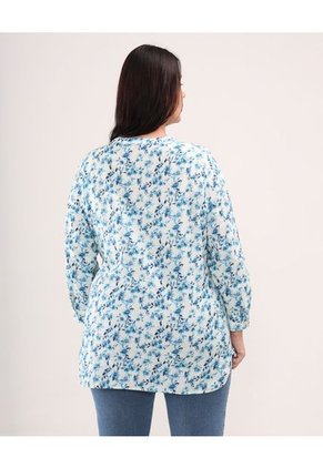 Blusa Para Mujer Manga Larga Color Azul  Marca Patprimo #14121338