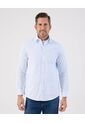 Camisa  Para Hombre Manga Larga Con Bolsillo Cuello Casual M Color Azul Marca Patprimo #44017218 de Patprimo