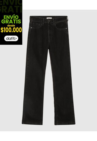 Jean Para Mujer Straight Color Negro Marca Patprimo #30160443 Patprimo