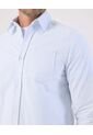 Camisa  Para Hombre Manga Larga Con Bolsillo Cuello Casual M Color Azul Marca Patprimo #44017218 de Patprimo