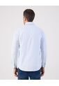 Camisa  Para Hombre Manga Larga Con Bolsillo Cuello Casual M Color Azul Marca Patprimo #44017218 de Patprimo