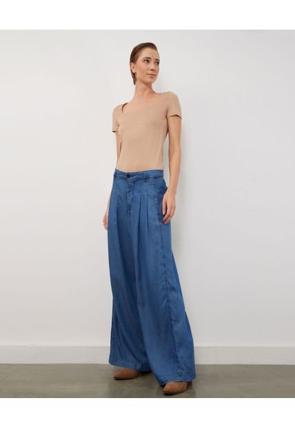 Pantalón Para Mujer  Color Azul Medio Marca Patprimo #30071824