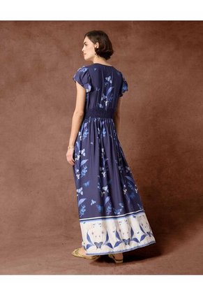 Vestido  Para Mujer M/C Largo Color Azul Marca Patprimo #30171095