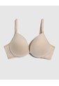 Brasier Media Copa Unicolor   Para Mujer Beige Patprimo de Patprimo