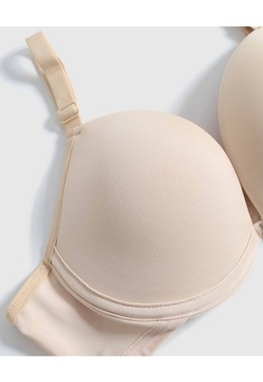 Brasier Media Copa Unicolor Para Mujer Beige Patprimo