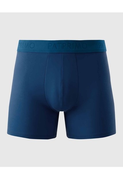 Bóxer Ajustado Unicolor Para Hombre X1 Para Hombre Azul Patprimo