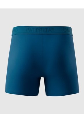 Bóxer Ajustado Unicolor Para Hombre X1 Para Hombre Azul Patprimo