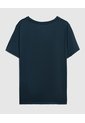 Camiseta Unicolor Deportiva   Para Mujer Verde Patprimo de Patprimo