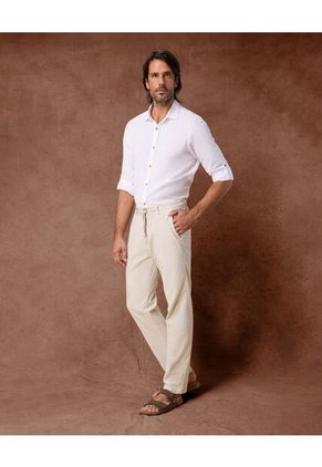 Pantalón  Para Hombre Multiusos Punto Color Beige Marca Patprimo #44077312