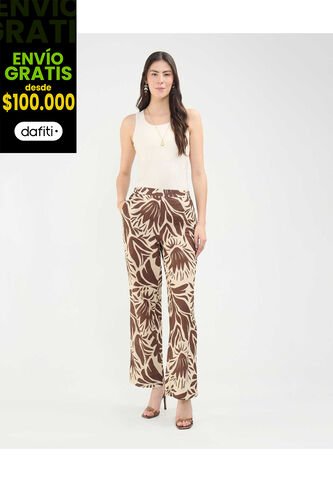 Pantalón Para Mujer  Color Café  Marca Patprimo #30071952 Patprimo