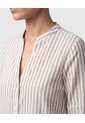 Blusa Manga Larga Con Botones Para Mujer  Para Mujer Café Patprimo de Patprimo