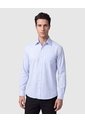Camisa Manga Larga Formal Para Hombre  Para Hombre Azul Patprimo de Patprimo