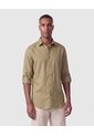 Camisa Manga Larga Unicolor Para Hombre  Para Hombre Verde Patprimo de Patprimo