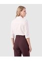 Camisa Unicolor Con Bolsillo Para Mujer  Para Mujer Blanco Patprimo de Patprimo