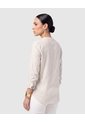 Blusa Manga Larga Con Botones Para Mujer  Para Mujer Café Patprimo de Patprimo