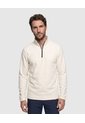 Buzo Con Media Cremallera Para Hombre  Para Hombre Crema Patprimo de Patprimo