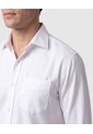 Camisa Manga Larga Formal Para Hombre  Para Hombre Blanco Patprimo de Patprimo