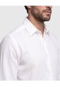 Camisa Guayabera Manga Larga Para Hombre  Para Hombre Blanco Patprimo de Patprimo