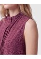 Blusa Estampada Sin Mangas Para Mujer  Para Mujer Morado Patprimo de Patprimo