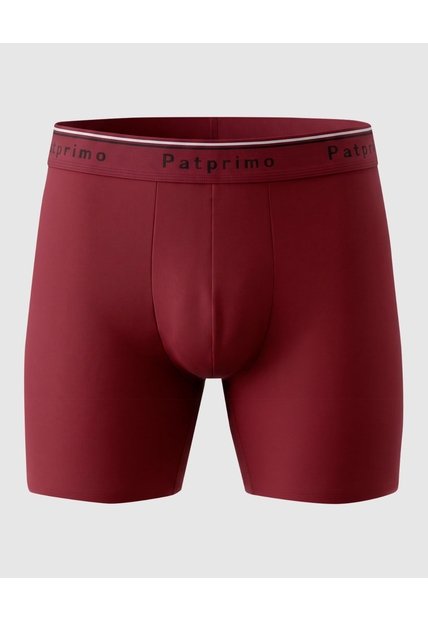 Bóxer Ajustado Unicolor Para Hombre X1 Para Hombre Vino Patprimo