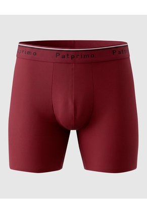 Bóxer Ajustado Unicolor Para Hombre X1 Para Hombre Vino Patprimo