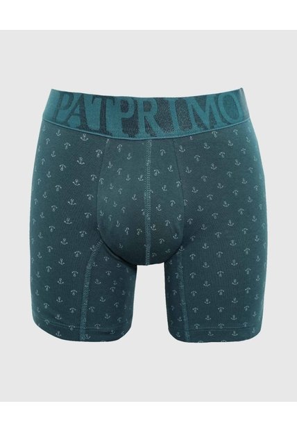 Bóxer Medio Estampado Con Elástico Para Hombre X1 Para Hombre Verde Patprimo