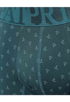Bóxer Medio Estampado Con Elástico Para Hombre X1 Para Hombre Verde Patprimo