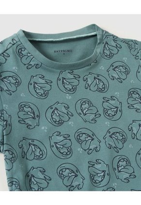 Pijama Para Niño M/C P/L Color Verde  Marca Patprimo #66040067