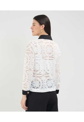 Chaqueta Para Mujer Desestructurada Color Blanco Marca Patprimo #30080544