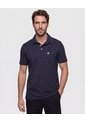 Polo Con Microestampado   Para Hombre Azul Patprimo de Patprimo