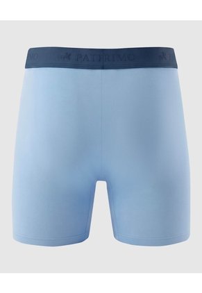 Bóxer Ajustado Unicolor Para Hombre X1 Para Hombre Azul Patprimo