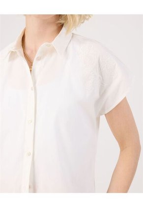 Camisa Para Mujer Manga Corta Color Blanco Marca Patprimo #30010719