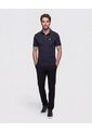 Polo Con Microestampado   Para Hombre Azul Patprimo de Patprimo