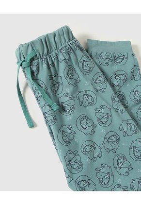 Pijama Para Niño M/C P/L Color Verde  Marca Patprimo #66040067