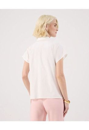 Camisa Para Mujer Manga Corta Color Blanco Marca Patprimo #30010719