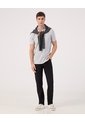 Polo Unicolor Con Bolsillo   Para Hombre Gris Patprimo de Patprimo