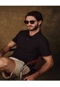 Polo Con Cierre De Cremallera Para Hombre  Para Hombre Café Patprimo de Patprimo