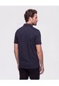 Polo Con Microestampado   Para Hombre Azul Patprimo de Patprimo
