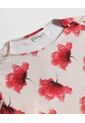 Blusa De Manga 3/4 Con Botones  Curvy  Para Mujer Rojo Patprimo de Patprimo