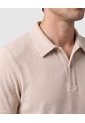 Polo Unicolor Para Hombre  Para Hombre Beige Patprimo de Patprimo