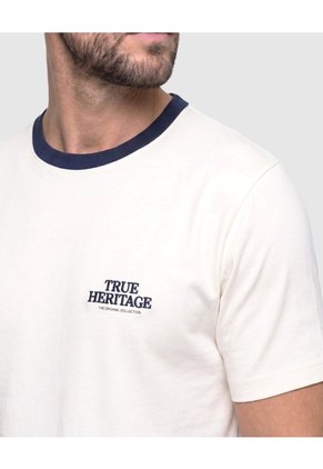 Camiseta Manga Corta Estampada Para Hombre Para Hombre Blanco Patprimo