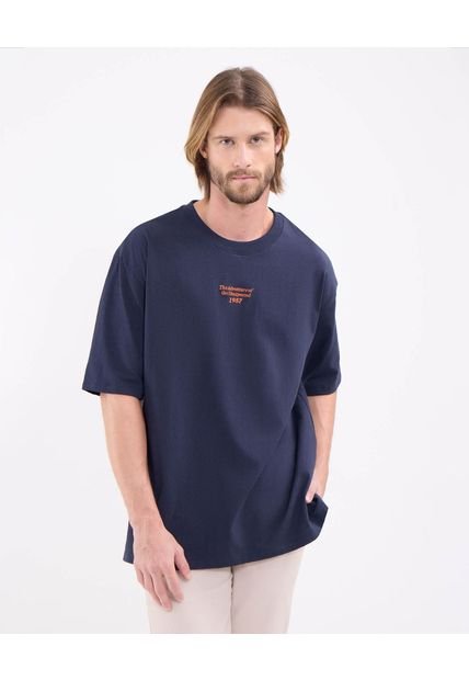 Camiseta Para Hombre Manga Corta Cuello Redondo Color Azul Marca Patprimo #44090948