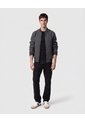 Camiseta Texturizada Manga Corta Para Hombre  Para Hombre Negro Patprimo de Patprimo