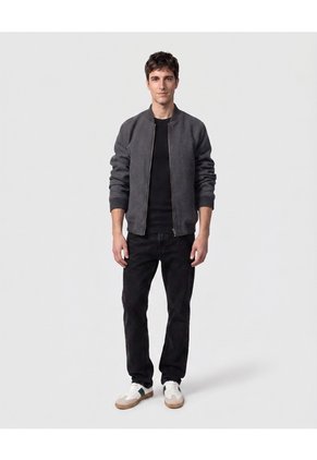 Camiseta Texturizada Manga Corta Para Hombre  Para Hombre Negro Patprimo